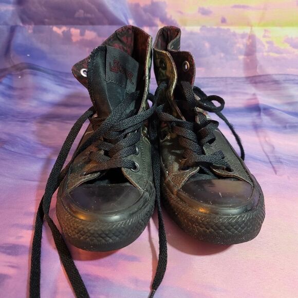 Converse Chuck Taylor All Star Hi DC Comics Joker Black Face Men's 4 Women's 6 - Picture 6 of 15